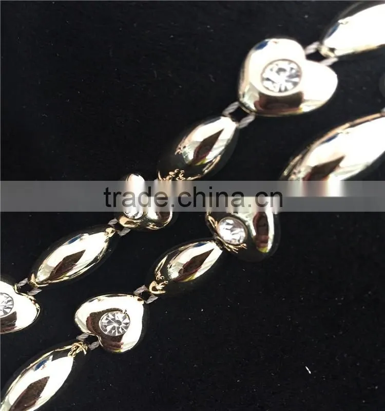 Shine decorative rhinestone trim/crystal chain trim