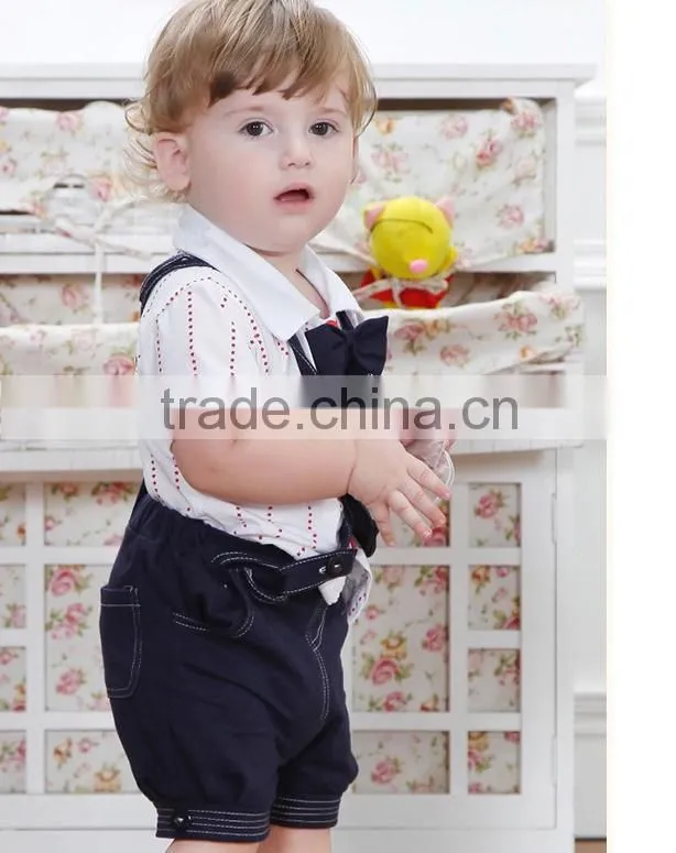 The decimal point Baby Bib Kids Summer Cotton Shorts denim pants boy cartoon children summer thin section