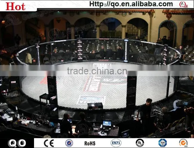 Standard quality international competition octagonal mma cage for sale