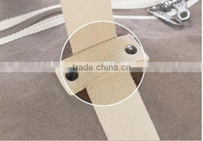 2015 hot selling leisure canvas foldable travelling luggage bag