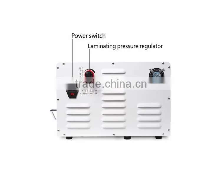 LCD Repair Machine Touch Times Latest Upgrade 5 in 1 OCA Vacuum Laminating Machine with Touch Screen, Built-in Pump+Compressor