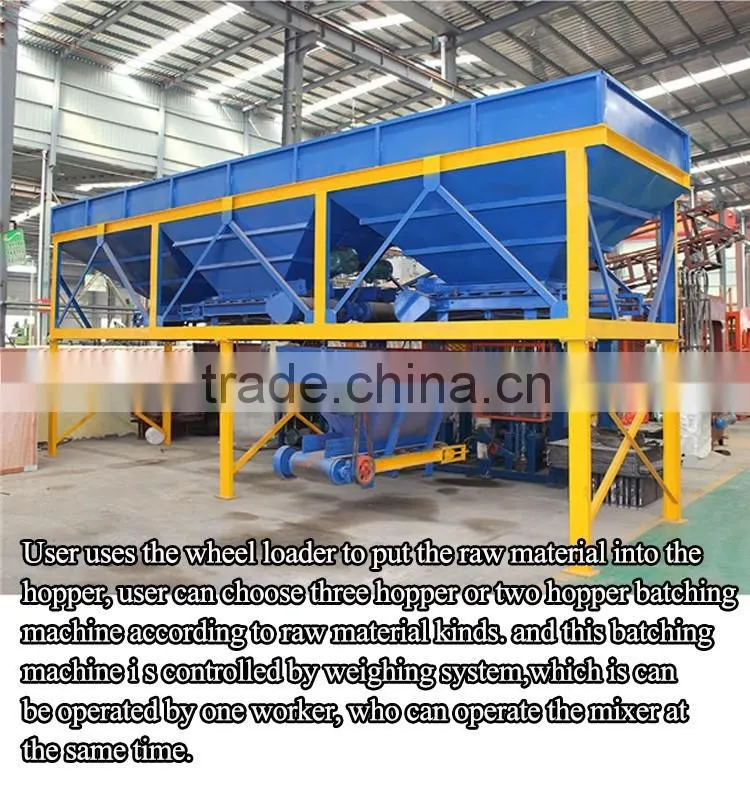 Fully automatic QT4-15 hollow block making machine price fly ash brick making machine in india price
