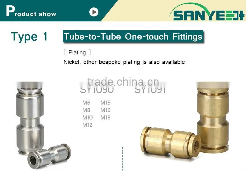 Sanye Copper Quick Coupling / Copper Hose Fitting