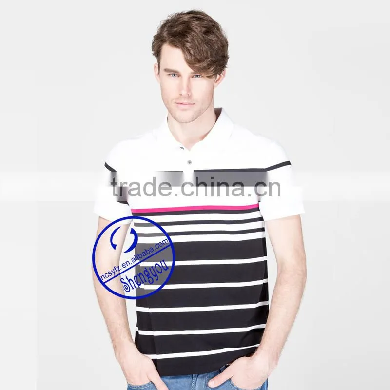 High quality wholesale custom 100% cotton pique mens polo shirt