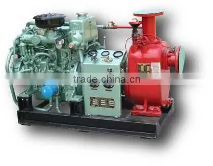 marine diesel engine emergency fire water pump set