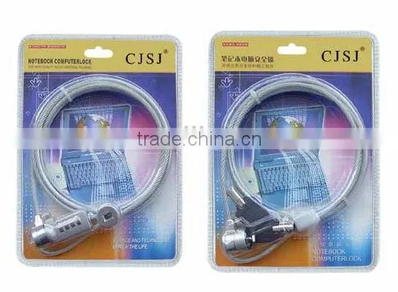 Security laptop lock with combination,high security combination lock,notebook computer lock CH-902