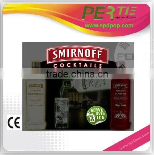 acrylic sheet scrap advertising player advertising display stand -pop standee or billboard new led