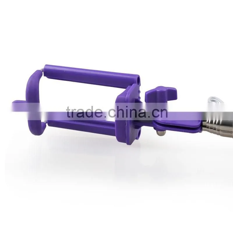 Hot sale product wire cable moblie monopod selfie stick for cell phone