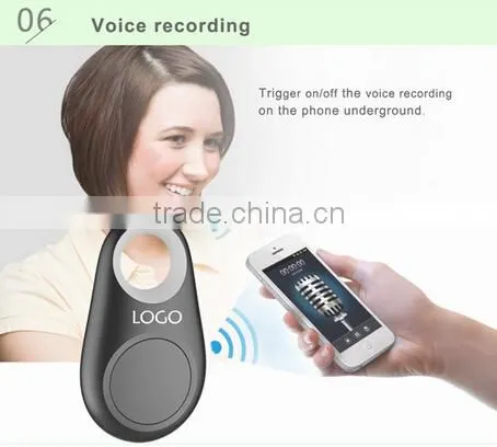 bluetooth keychain wallet anti-lost alarm device tracker key finder for iphone 6/6s/6 plus/6s plus/samsung