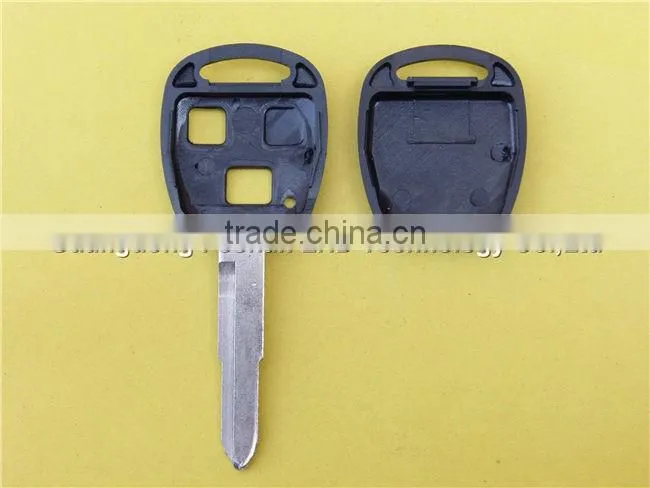 Promotion! 2 buttons key blanks wholesale car key cover for Toyota