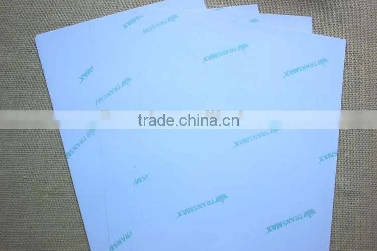 A3 size light color t-shirt sublimation heat transfer paper