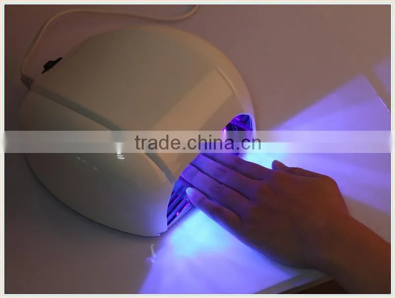 LED nail lamp with high power LED bulbs for salon, uv led nail lamp, uv nail lamp in nail dryer