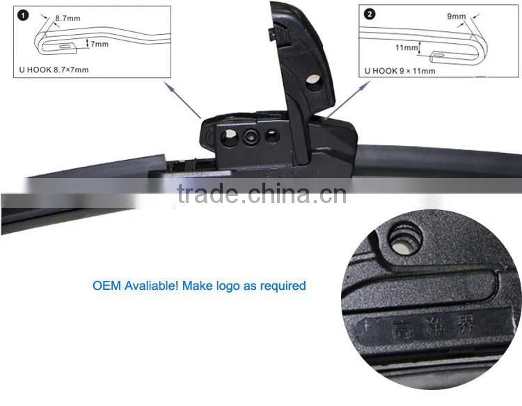 Best selling silicone windshield wipers auto parts car wiper blade car accessories