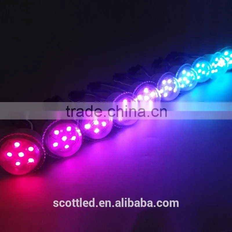 round digital 35mm 6pcs party dots led lights - ic ucs1903
