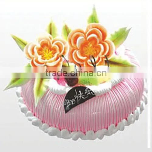 Beautiful Plastic Emulational Birthday Cake Simulation Birhtday Cake For decoration