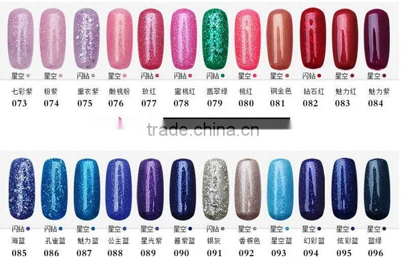 2016 new fashion 132 colors 8ml UV LED Soak Off nail art UV gel polish