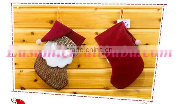 Christmas decoration supplies felt christmas stocking for gift
