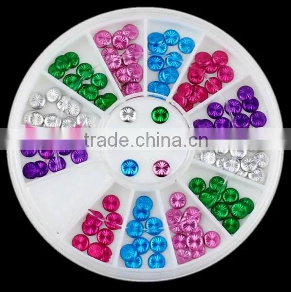 Fashion 12 colors glitter pearl for nail art decoration