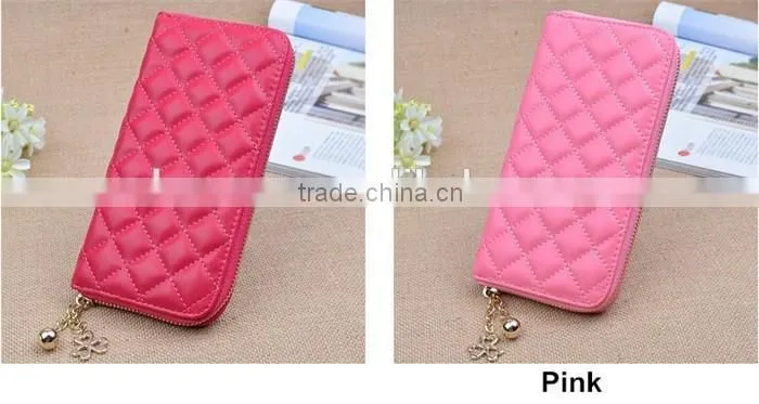 New Arrive Women Long Wallet Lozenge ladies Credit Holders Coin Purse