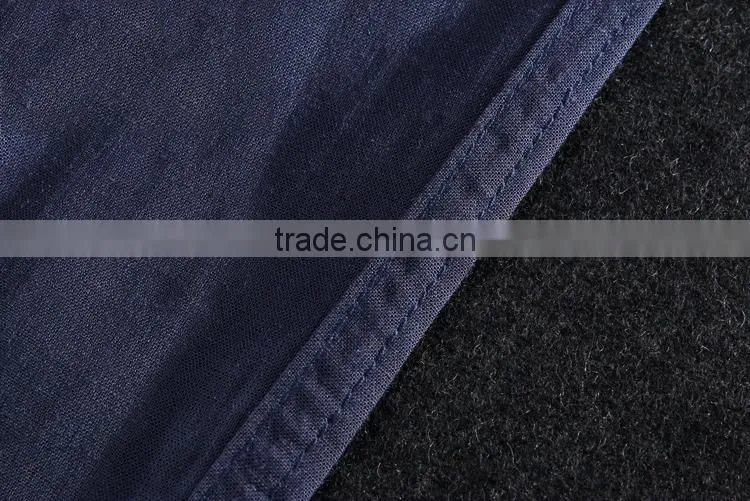 2016 New Summer Fashion High Quality Cool Anti-pilling Men Linen Shorts With Beads