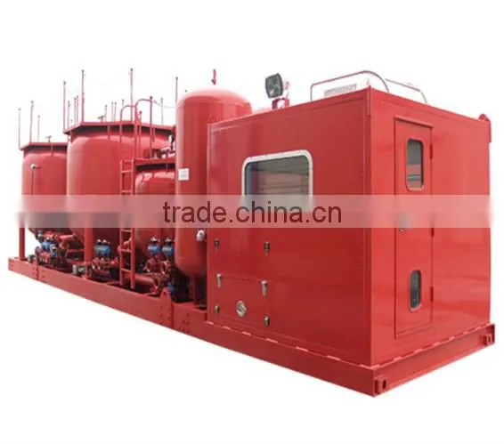Moveable Cementing Bulk Mixing Skid