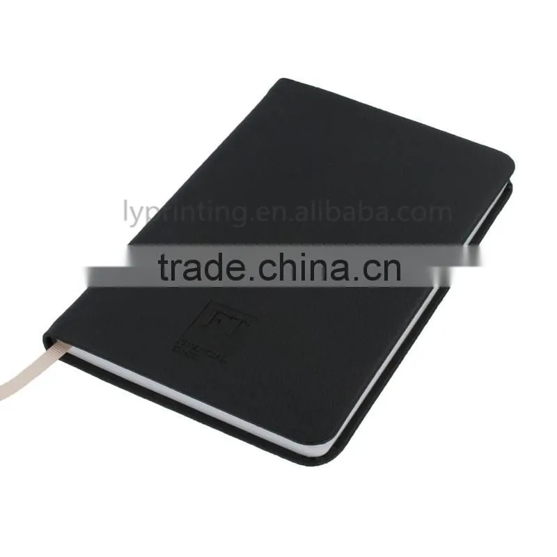 High quality LOGO printed PU leather notebook printing gift nokebook diary book business notebook printing