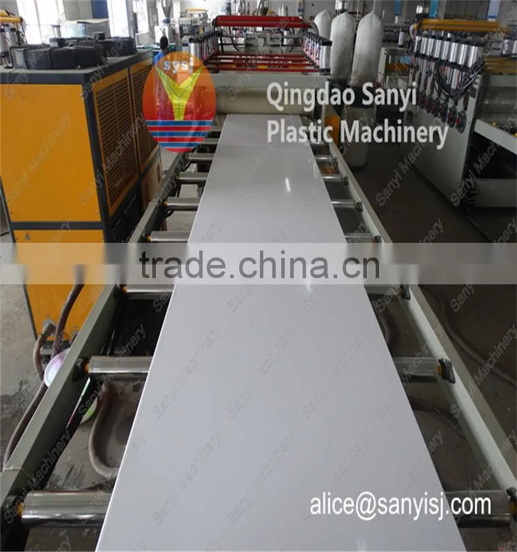 PVC free foamed decorative board extrusion machine/PVC free foamed board production line