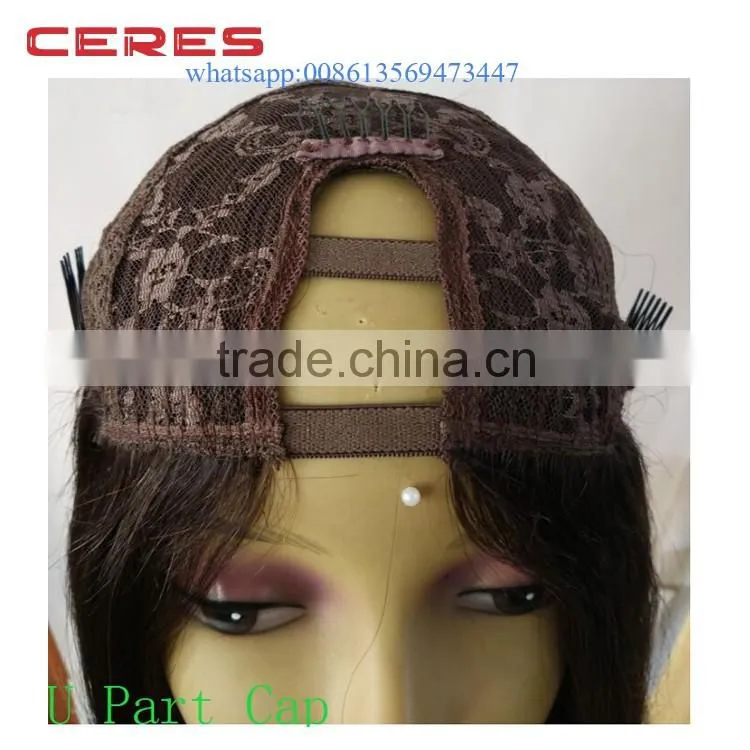 ceres-Perfect Lady cheap peruvian hair u part wig for sale