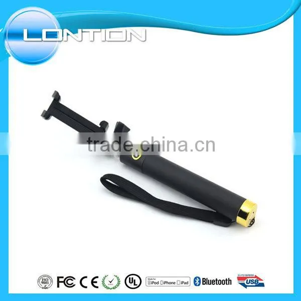 New premium China foldable camera selfie stick with remote
