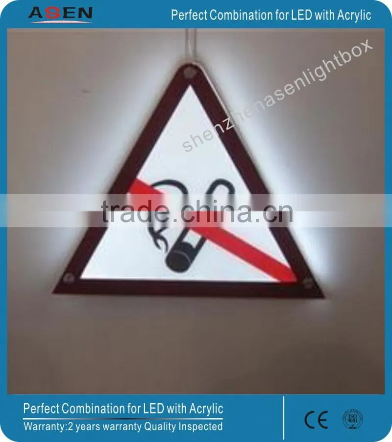 High Quality Custom Shape Crystal Acrylic LED Light Box