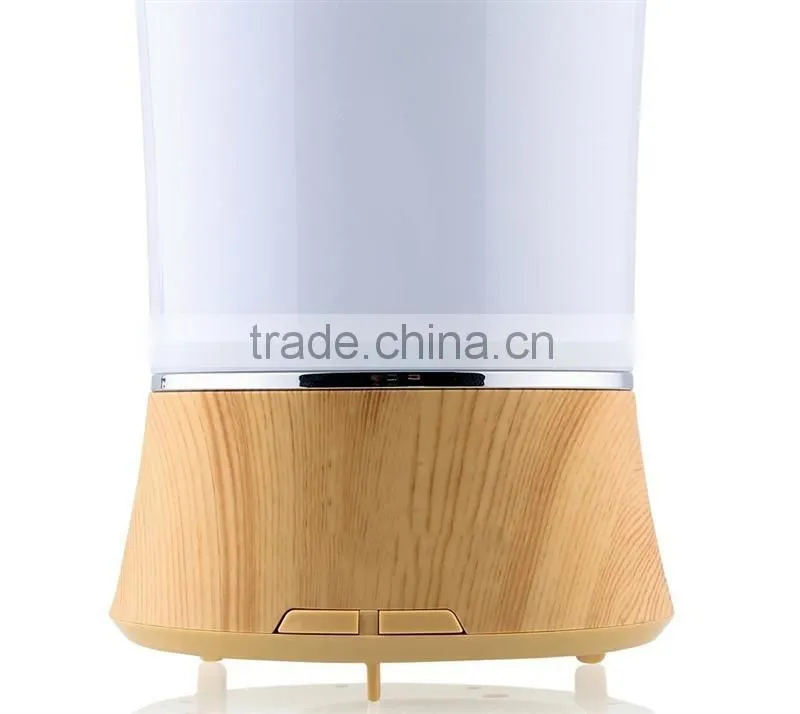 Hot Sale Wood Grain 150ml Car Air Essential Oils Diffuser Car Humidifier