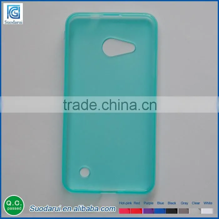 2015 New product tpu cover silicone transparent back case for microsoft nokia lumia 550