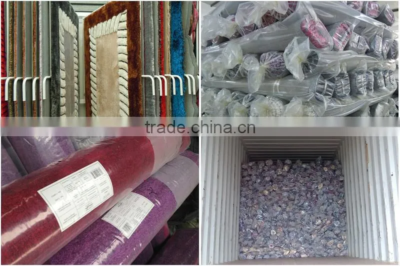 New design 100% polyester bathroom cotton rug