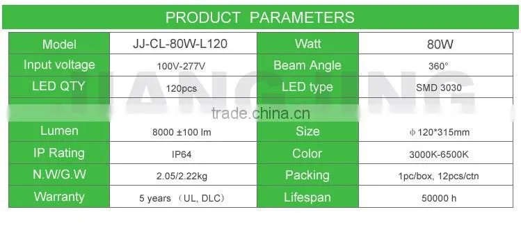 High brightness IP64 80w 360 degree E39 led corn light bulb lamp for outdoor and indoor using
