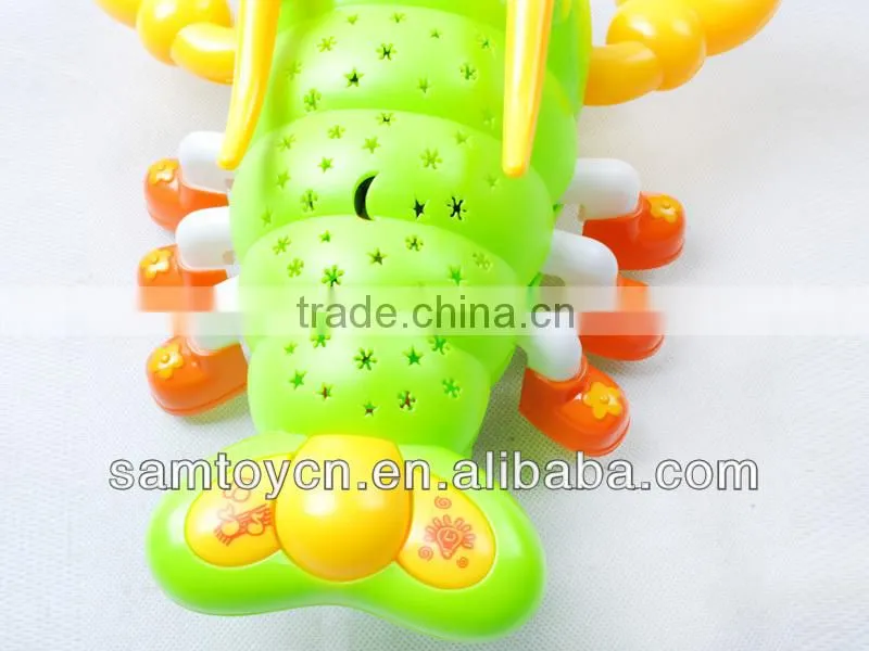 BO crayfish shaped kids projector toys with light&music
