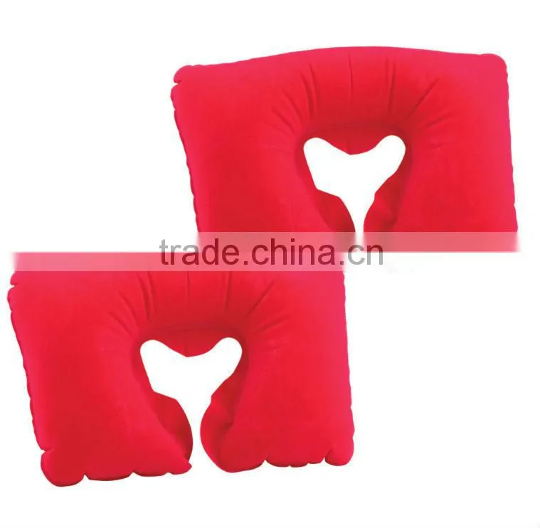 Fashionable U-shap inflatable air travel pillow