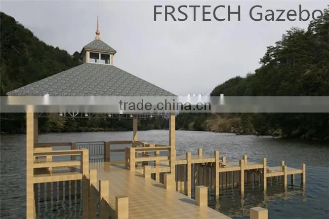 outdoor WPC easy to install composite square wood tiles