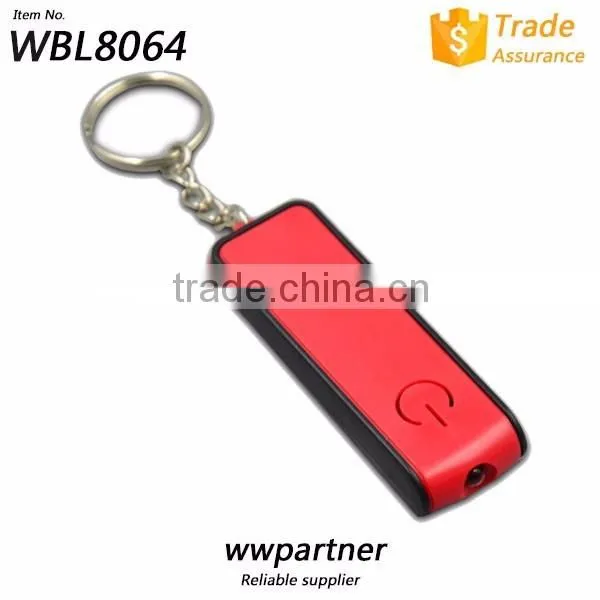 2016 Hot Sale Promotional LED Keyring Plastic