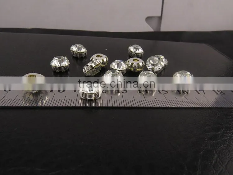China A Grade Crystal Rhinestone in Settings for Wedding Dress
