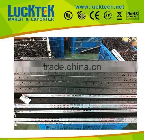 18 Ways UK power outlets rack PDU with switch,power distribution unit