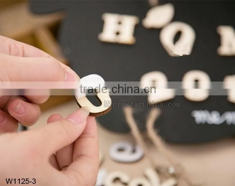 Creative mini blackboard inserted card standard price tag floral decoration inserted card seat license