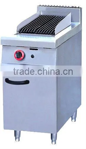 lava rock grill with cabinet