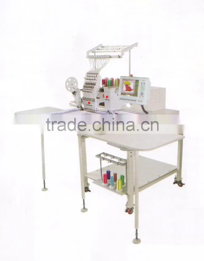compact type multi popurse embroidery machine with flat chenille sequin function
