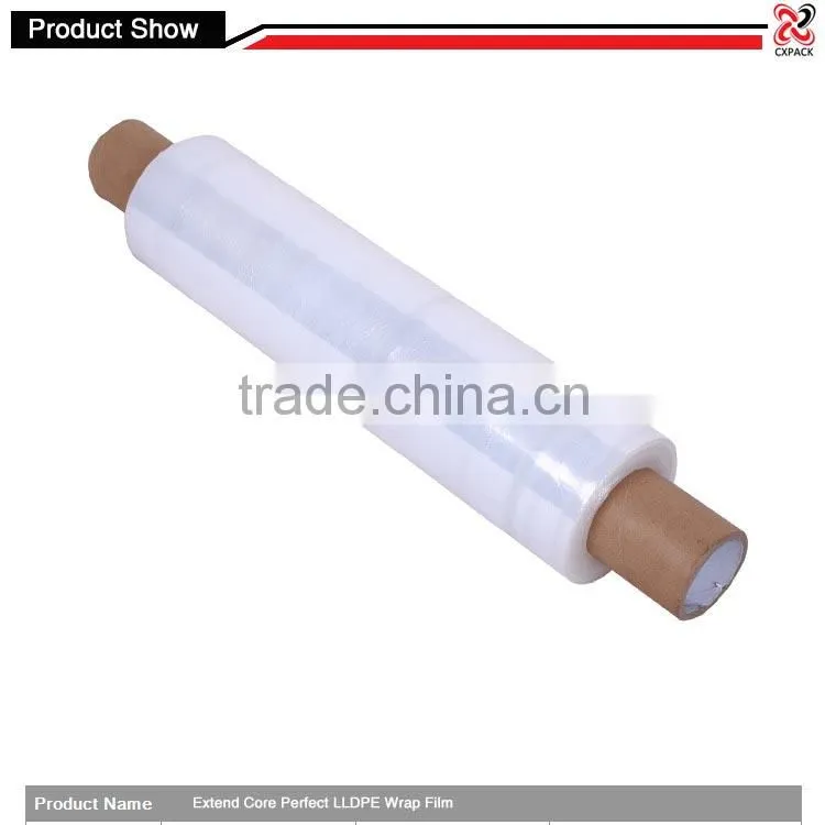 cheap transparent cast extended paper core hand use film