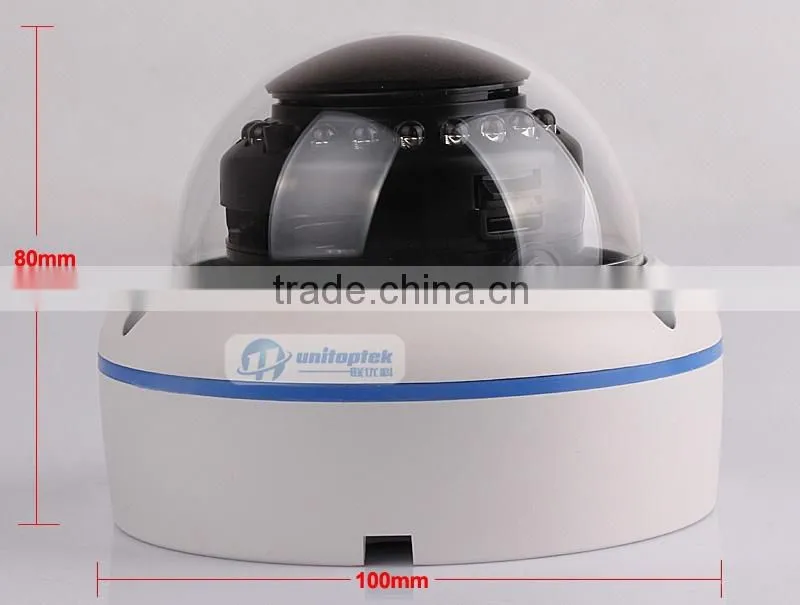 8Ch CCTV Camera Systems With 8PCS Dome P2P IP Cameras And 8ch NVR Supports PC&Mobile View