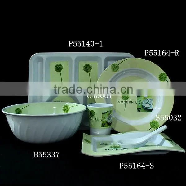 Decorative square dinner set