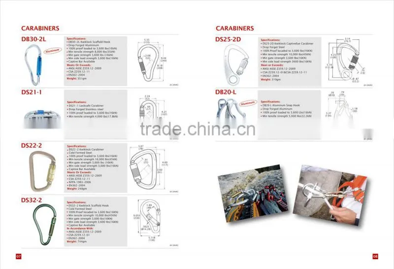 Heavy Duty Steel Carabiner