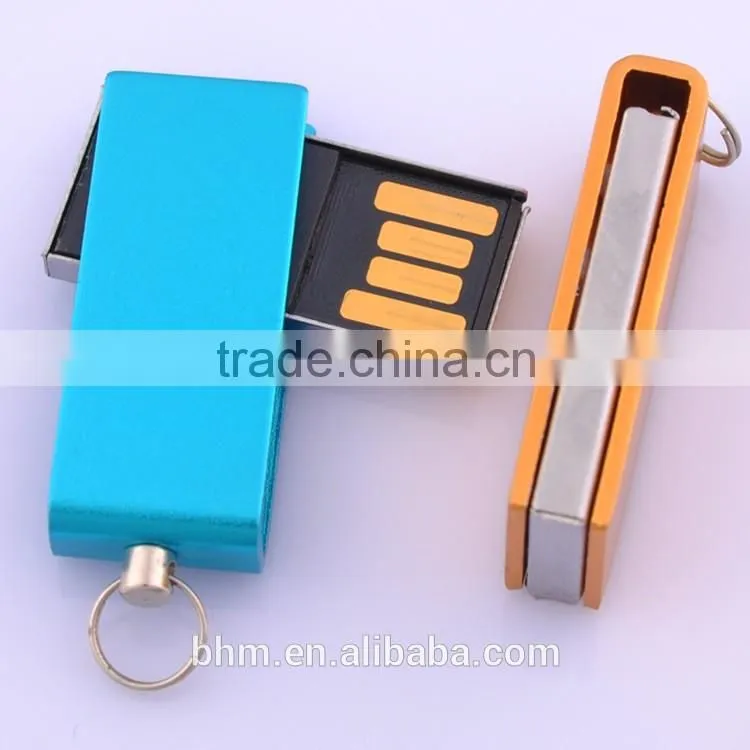 New products mini usb disk usb memory stick, swivel usb flash drive with logo custom