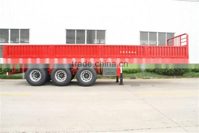3 axles side wall semi trailer / bulk cargo truck trailers (twist locks are optional)