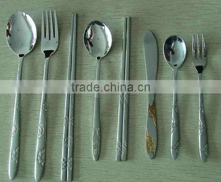 stainless steel dinner set